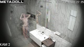 Babe likes to wash herself thoroughly and think about her lover