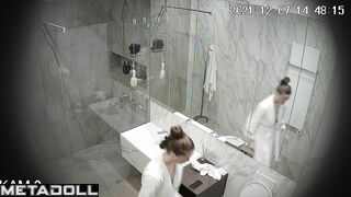 Brunette showers twice a day and is very proud of it