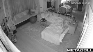 It is unknown who exactly installed the hidden cam in this living room