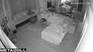 It is unknown who exactly installed the hidden cam in this living room