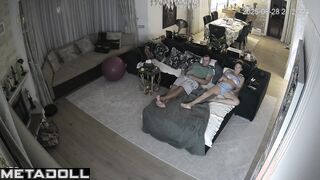 It is unknown who exactly installed the hidden cam in this living room