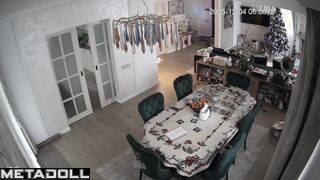 Body massage before New Year's Eve - hidden camera