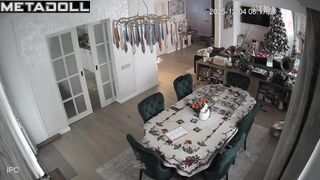 Body massage before New Year's Eve - hidden camera