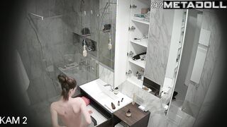 Her routine is a process that strangers are watching