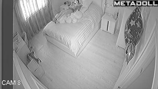 Chubby lady found something interesting in her panties