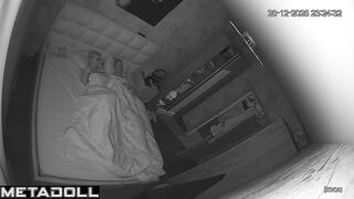 Boyfriend gently stroked her back after passionate sex