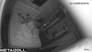 Boyfriend gently stroked her back after passionate sex