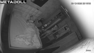 Boyfriend gently stroked her back after passionate sex