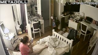 Masturbation in panties / she really enjoys this process