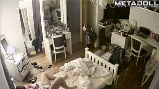 Masturbation in panties / she really enjoys this process