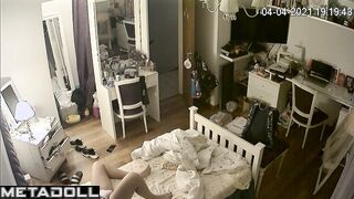 Masturbation in panties / she really enjoys this process