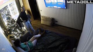 Someone is watching their face fuck - Christmas tape