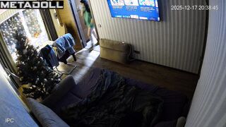Someone is watching their face fuck - Christmas tape