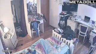 Hard porn makes her horny and she masturbates all day