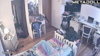Hard porn makes her horny and she masturbates all day