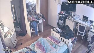 Hard porn makes her horny and she masturbates all day