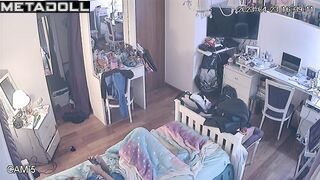 Hard porn makes her horny and she masturbates all day
