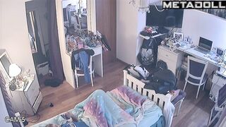 Hard porn makes her horny and she masturbates all day