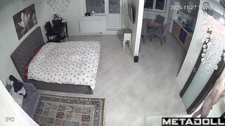 Hot oral sex after work - bedroom hidden camera, look