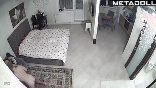Hot oral sex after work - bedroom hidden camera, look