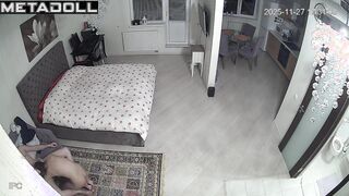 Hot oral sex after work - bedroom hidden camera, look