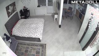 Hot oral sex after work - bedroom hidden camera, look