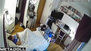 Her pussy is her main source of pleasure, solo tape