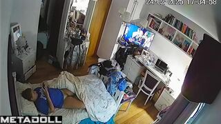 Her pussy is her main source of pleasure, solo tape