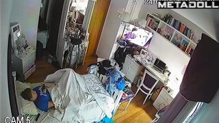 Her pussy is her main source of pleasure, solo tape