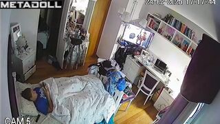 Her pussy is her main source of pleasure, solo tape