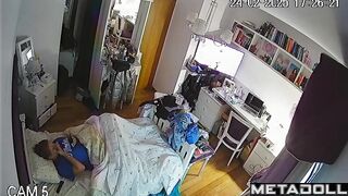 Her pussy is her main source of pleasure, solo tape
