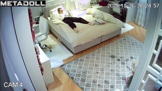 Reading ended with masturbation, home solo scenes