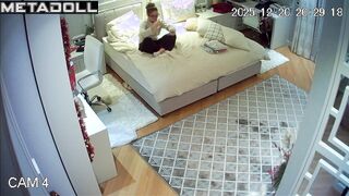 Reading ended with masturbation, home solo scenes