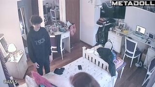 Their hidden moments fell victim to spying, solo video