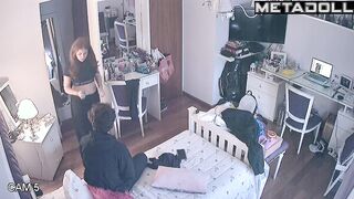 Their hidden moments fell victim to spying, solo video