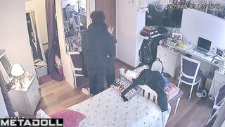 Their hidden moments fell victim to spying, solo video