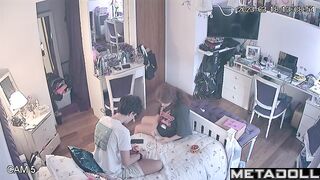Guy put his head under her shirt and started licking sweet nipples