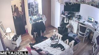 Her days were never safe from recording, hidden cam