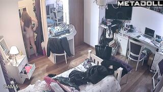 Her days were never safe from recording, hidden cam