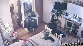 Her days were never safe from recording, hidden cam