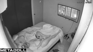 Concealed cameras witnessed all her forbidden pleasures