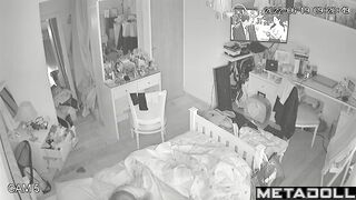 Young lady masturbating in underwear - bedroom cam