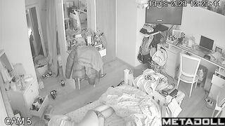 Nothing new, she's masturbating as usual, spy camera