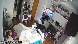 Hidden lenses documented her solo masturbation, look