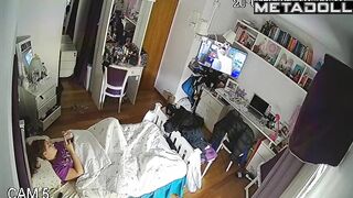 Hidden lenses documented her solo masturbation, look