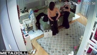 Young girls are choosing what to wear to the party