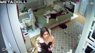 Young girls are choosing what to wear to the party