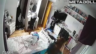 Her solo masturbation was captured by concealed devices
