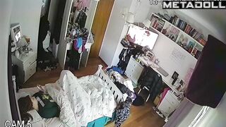 Her solo masturbation was captured by concealed devices