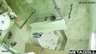 Cameras followed her naked private routines every day